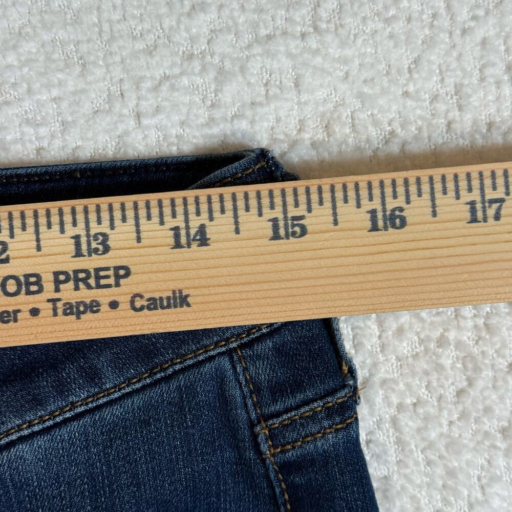 Seven7 high rise slim straight womens jeans size 6 dark wash - Picture 5 of 12